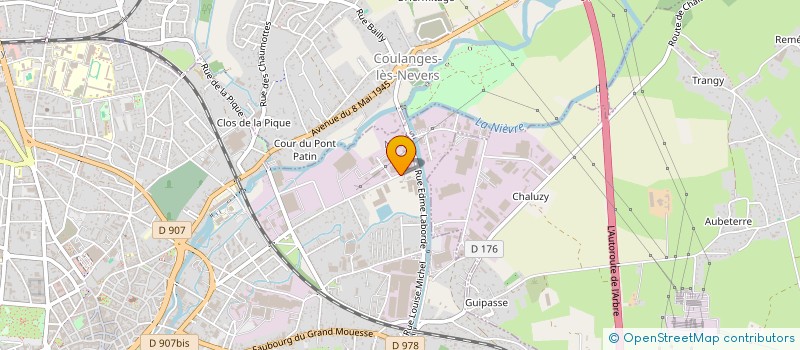 localisation de l'entreprise AELSLIFE à NEVERS