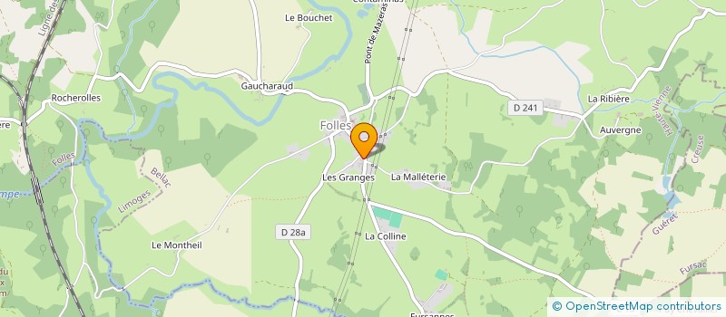 localisation de l'entreprise AELY CHOCOLATS à SAINT-PARDOUX-LE-LAC