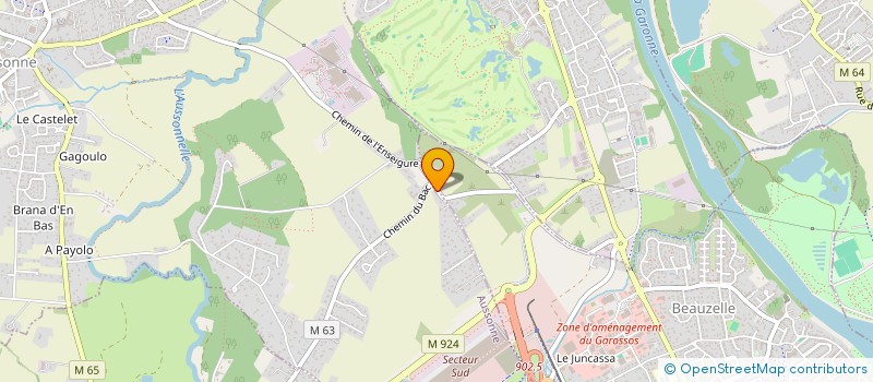 localisation de l'entreprise AELYS ENVIRONNEMENT à AUSSONNE