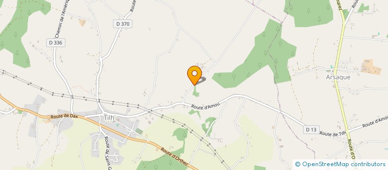 localisation de l'entreprise AEM  TILH