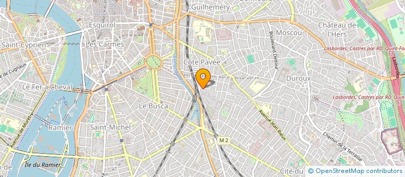 localisation de l'entreprise AEM à TOULOUSE