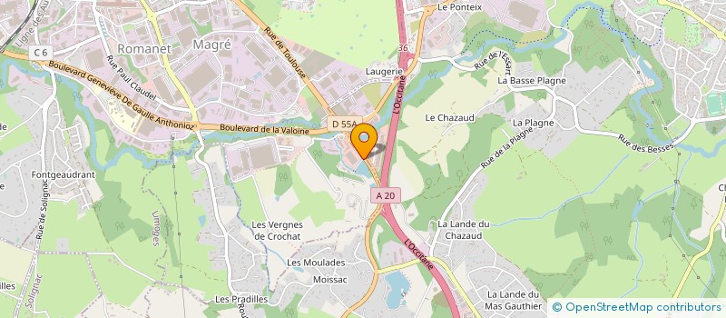 localisation de l'entreprise AEM CONCEPT à LIMOGES