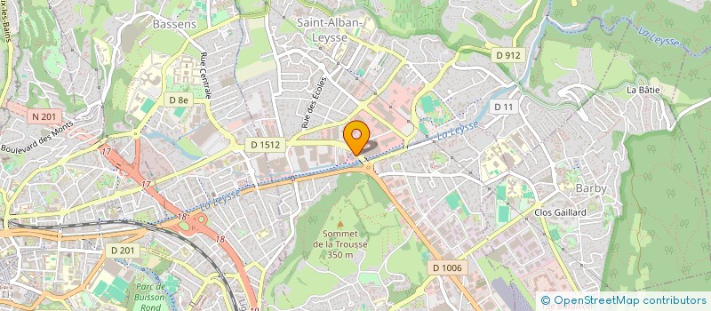 localisation de l'entreprise AEM CONCEPT  SAINT-ALBAN-LEYSSE