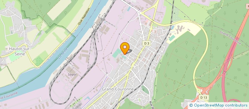 localisation de l'entreprise AEM CONSTRUCTION  GRAND-COURONNE