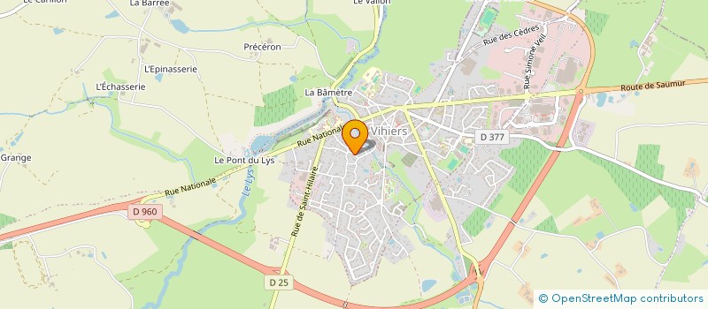 localisation de l'entreprise AEM LOCIMMO à LYS-HAUT-LAYON