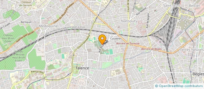 localisation de l'entreprise AEM PATRIMOINE  TALENCE