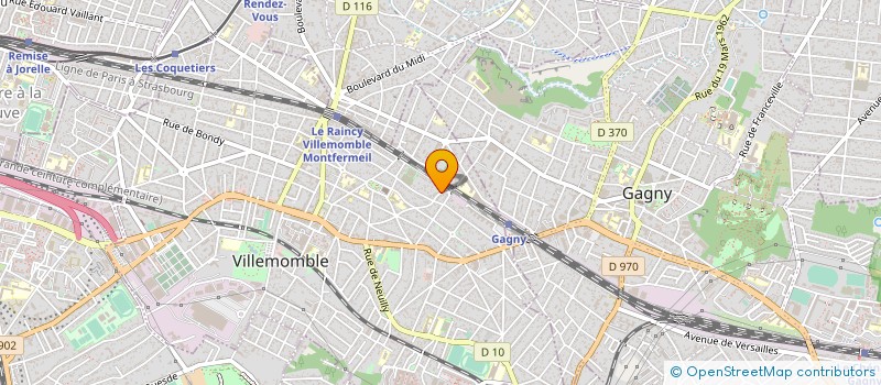 localisation de l'entreprise AEM SERVICE à VILLEMOMBLE