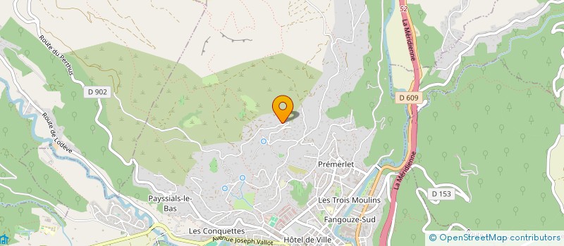 localisation de l'entreprise AEM TAXI  LODEVE