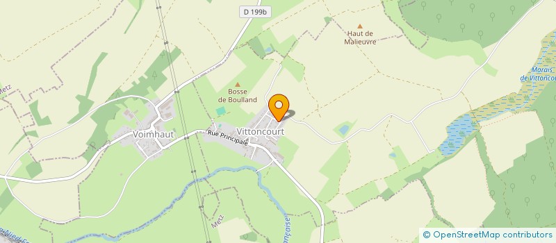 localisation de l'entreprise AEM TP  VITTONCOURT