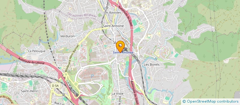 localisation de l'entreprise AEM TRANSPORT à MARSEILLE