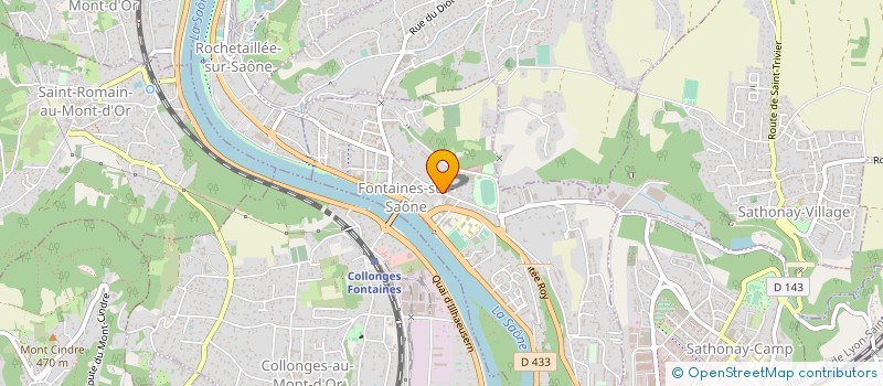 localisation de l'entreprise AEMAC à FONTAINES-SUR-SAONE