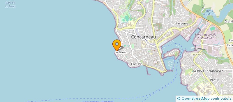 localisation de l'entreprise AEMAH  CONCARNEAU