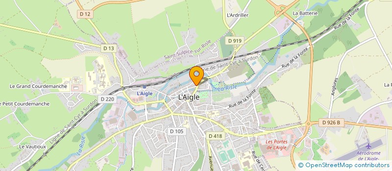 localisation de l'entreprise AEMB à L'AIGLE