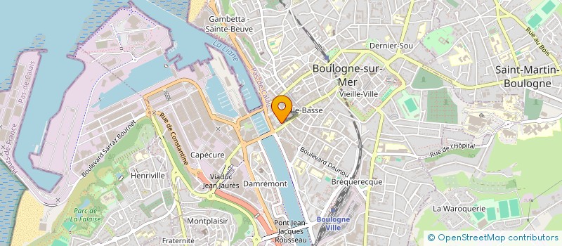 localisation de l'entreprise AEMD à BOULOGNE-SUR-MER