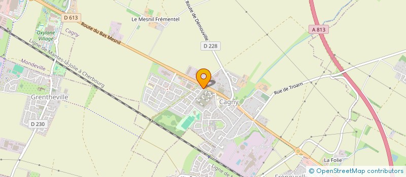 localisation de l'entreprise AEME OPTIQUE  CAGNY