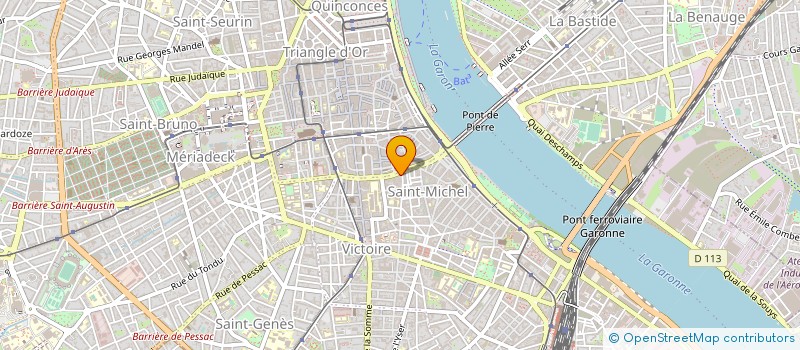 localisation de l'entreprise AEMEDIAS à BORDEAUX