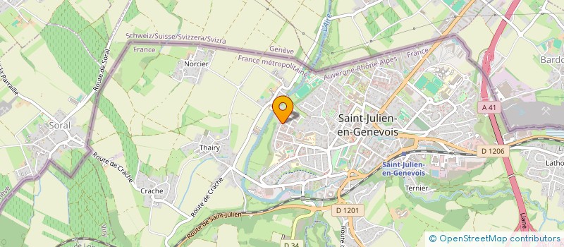 localisation de l'entreprise AEMJ  SAINT-JULIEN-EN-GENEVOIS