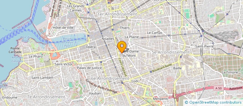localisation de l'entreprise AEMM à MARSEILLE
