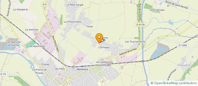 localisation de l'entreprise AEMP-FRANCE  MONTOIRE-SUR-LE-LOIR