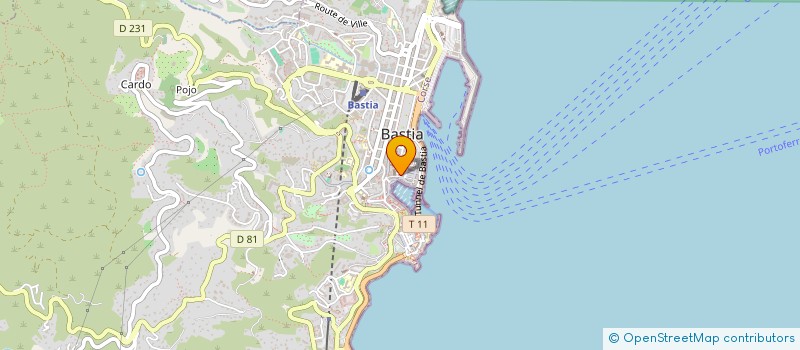 localisation de l'entreprise AEN HOLDING à BASTIA