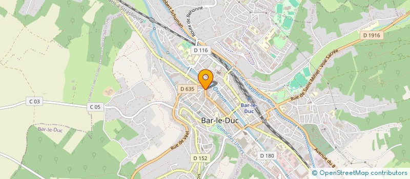localisation de l'entreprise AEN IMMO à BAR-LE-DUC