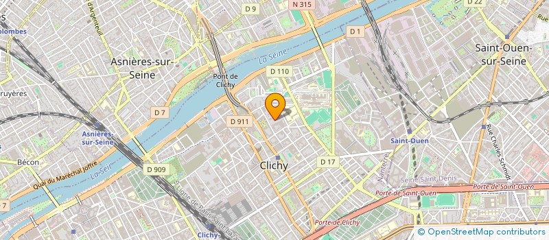 localisation de l'entreprise AENA ECHAFAUDAGE SERVICE à CLICHY