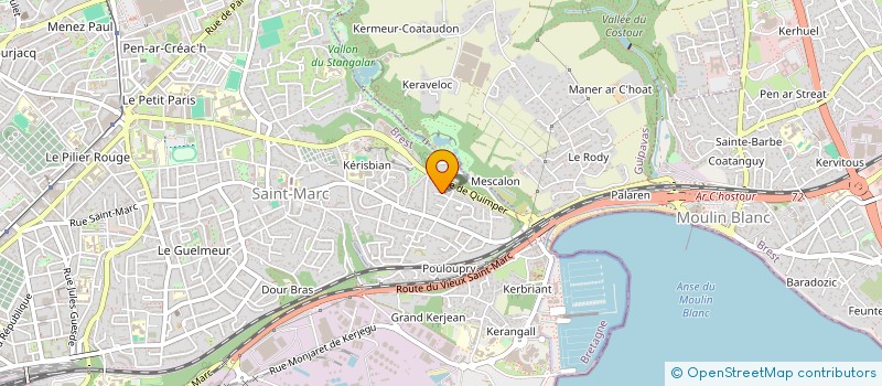 localisation de l'entreprise AENCRAGE à BREST