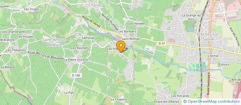 localisation de l'entreprise AENJ HOLDING  CHANES