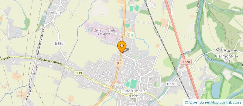 localisation de l'entreprise AENOR à LABARTHE-SUR-LEZE