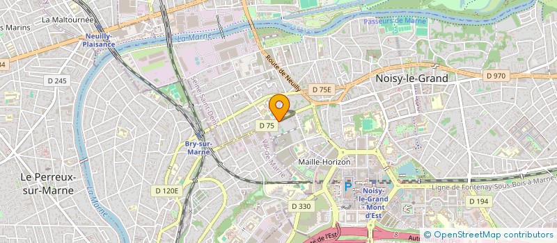 localisation de l'entreprise AENYDRIS à NOISY-LE-GRAND