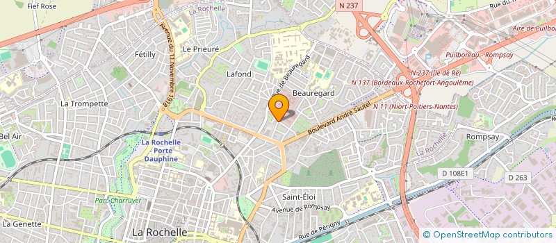 localisation de l'entreprise AEO CONSEIL  LA ROCHELLE