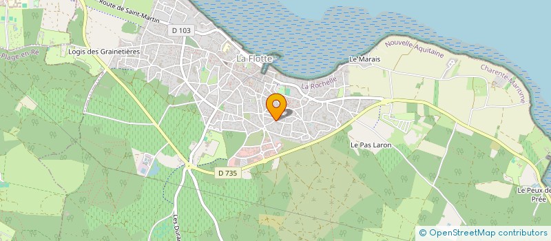 localisation de l'entreprise AEOLIAH FR  LA FLOTTE