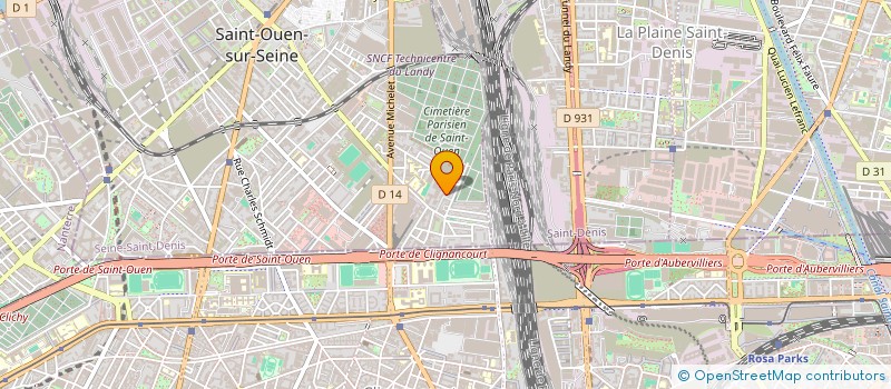 localisation de l'entreprise AEON à SAINT-OUEN-SUR-SEINE