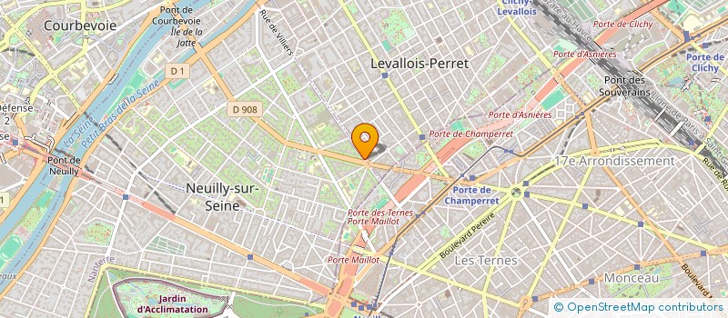 localisation de l'entreprise AEONIS  NEUILLY-SUR-SEINE
