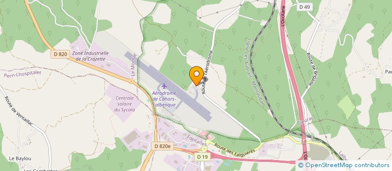 localisation de l'entreprise AEOTIC à CIEURAC