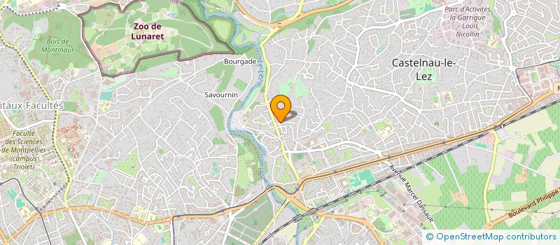 localisation de l'entreprise AEP 34 à CASTELNAU-LE-LEZ