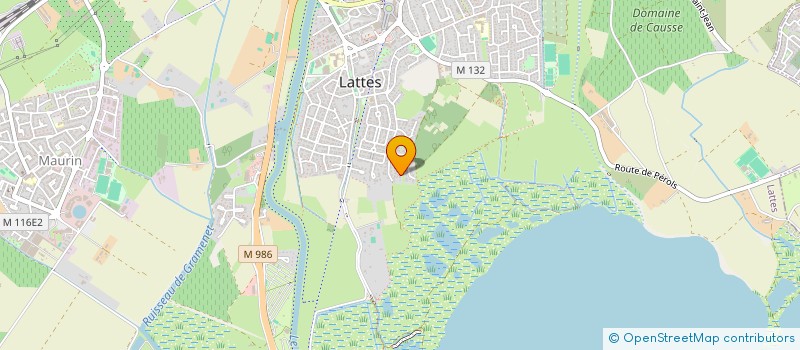 localisation de l'entreprise AEP à LATTES