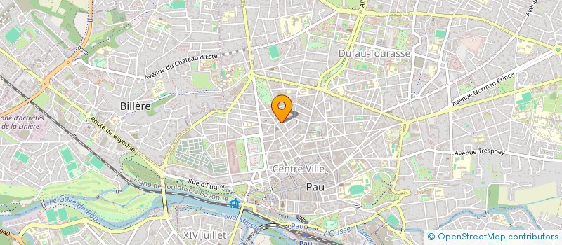 localisation de l'entreprise AEP à PAU