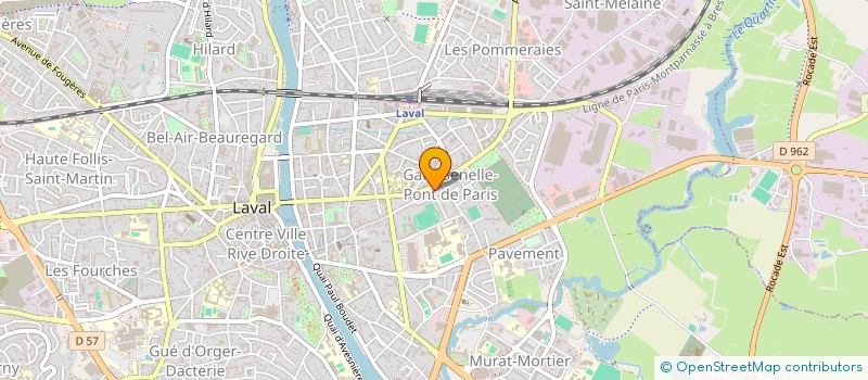 localisation de l'entreprise AEP à LAVAL