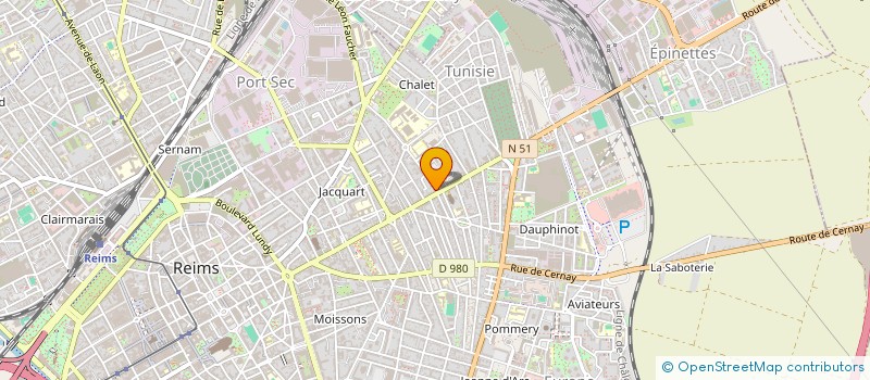 localisation de l'entreprise AEP  REIMS