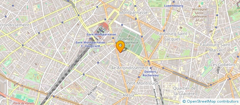 localisation de l'entreprise AEP à ARCUEIL