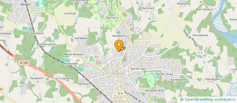 localisation de l'entreprise AEP  PLOEMEUR