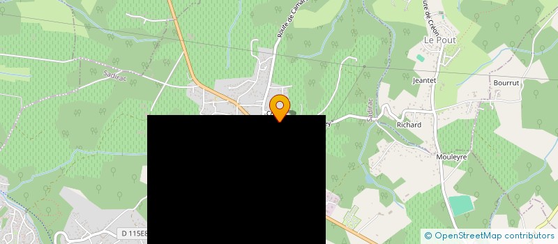 localisation de l'entreprise AEP  SADIRAC