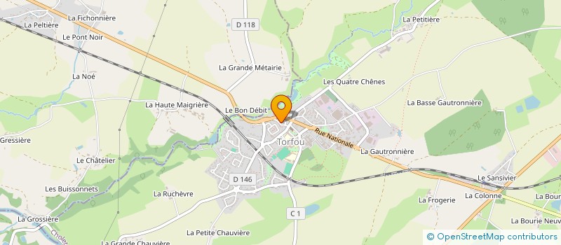 localisation de l'entreprise AEP ASSO EDUCA POPULAIRE à SEVREMOINE
