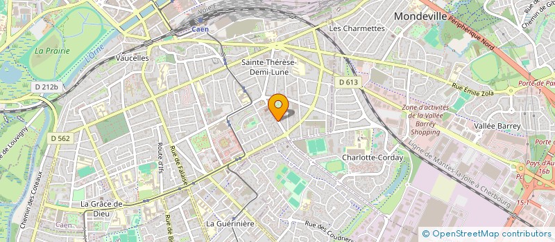 localisation de l'entreprise AEP CINEMA LUX à CAEN