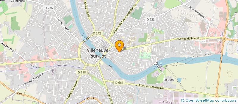 localisation de l'entreprise AEP DES JARDINS à VILLENEUVE-SUR-LOT