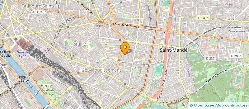 localisation de l'entreprise AEP DU BEL AIR à PARIS