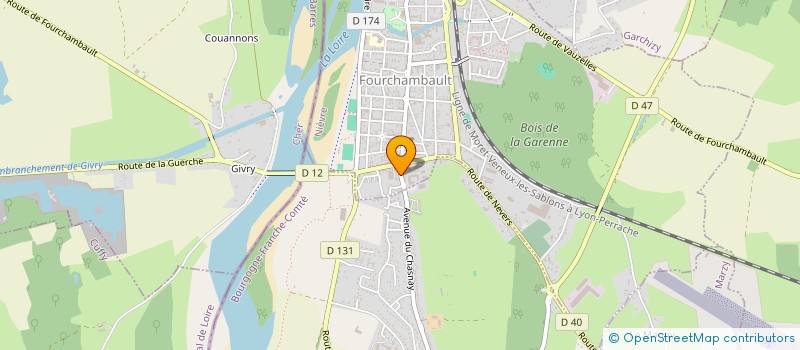 localisation de l'entreprise AEP ECOLE DU CHASNAY à FOURCHAMBAULT