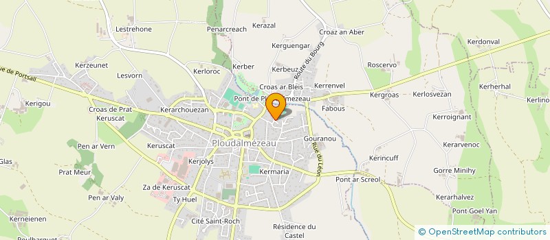 localisation de l'entreprise AEP ECOLE PUBLIQUE KERIBIN à PLOUDALMEZEAU