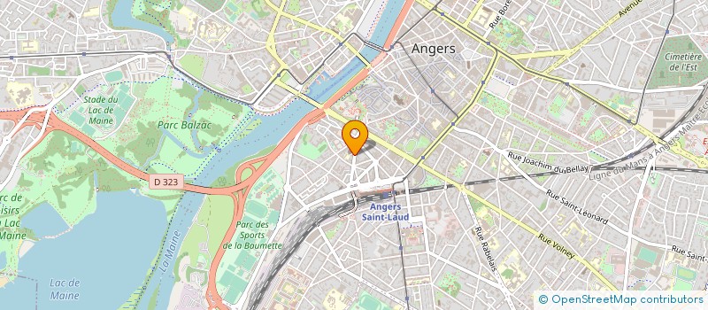 localisation de l'entreprise AEP ET OEUVRES POSTSCOLAIRES ST LAUD à ANGERS